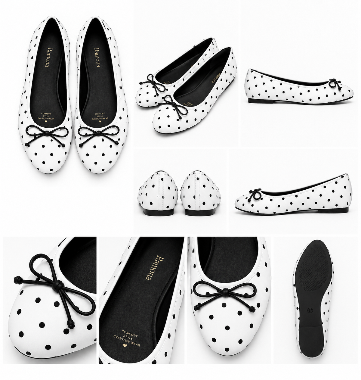 Polka Dot white