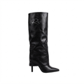 Vik black leather
