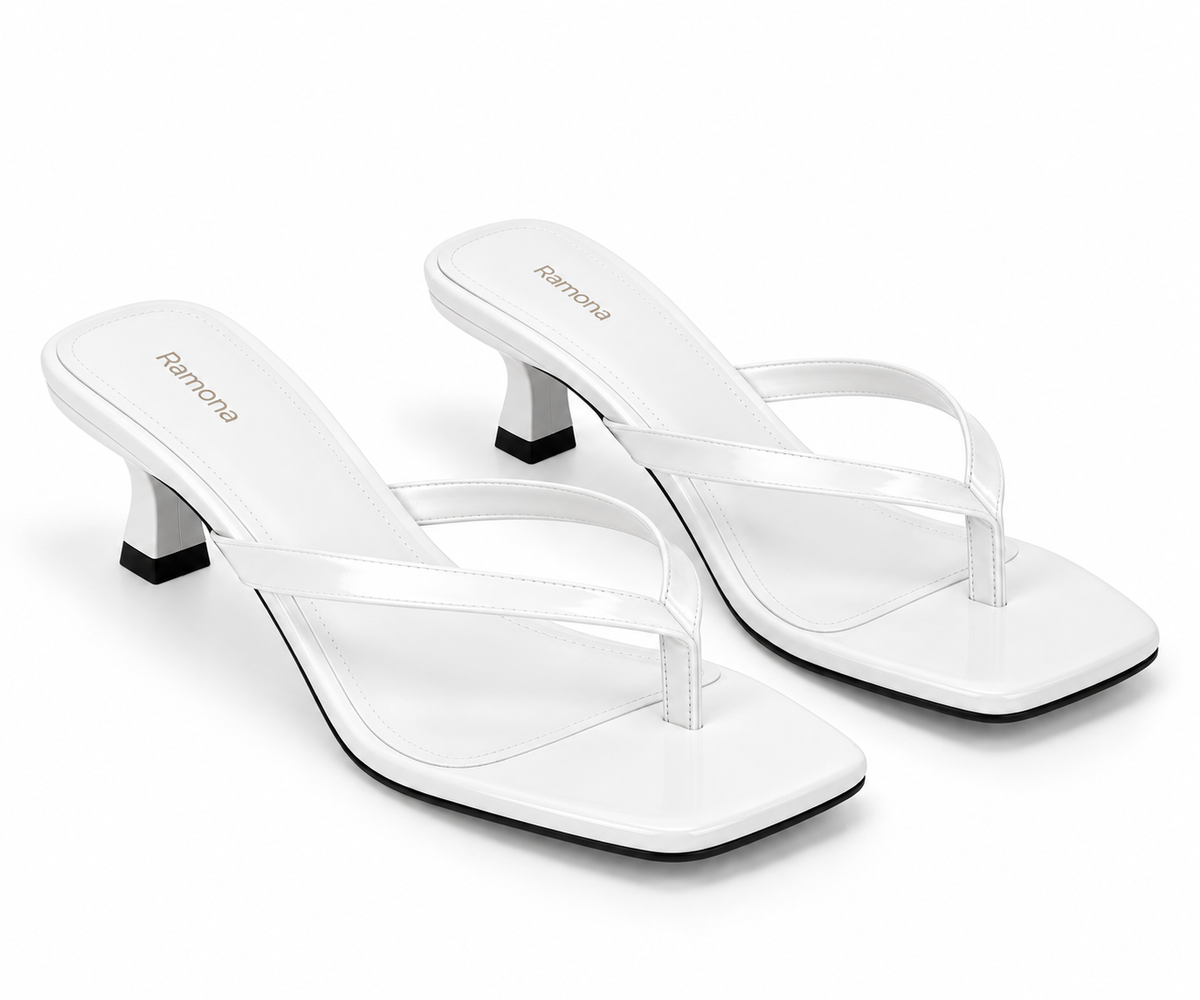 Rin Heels White