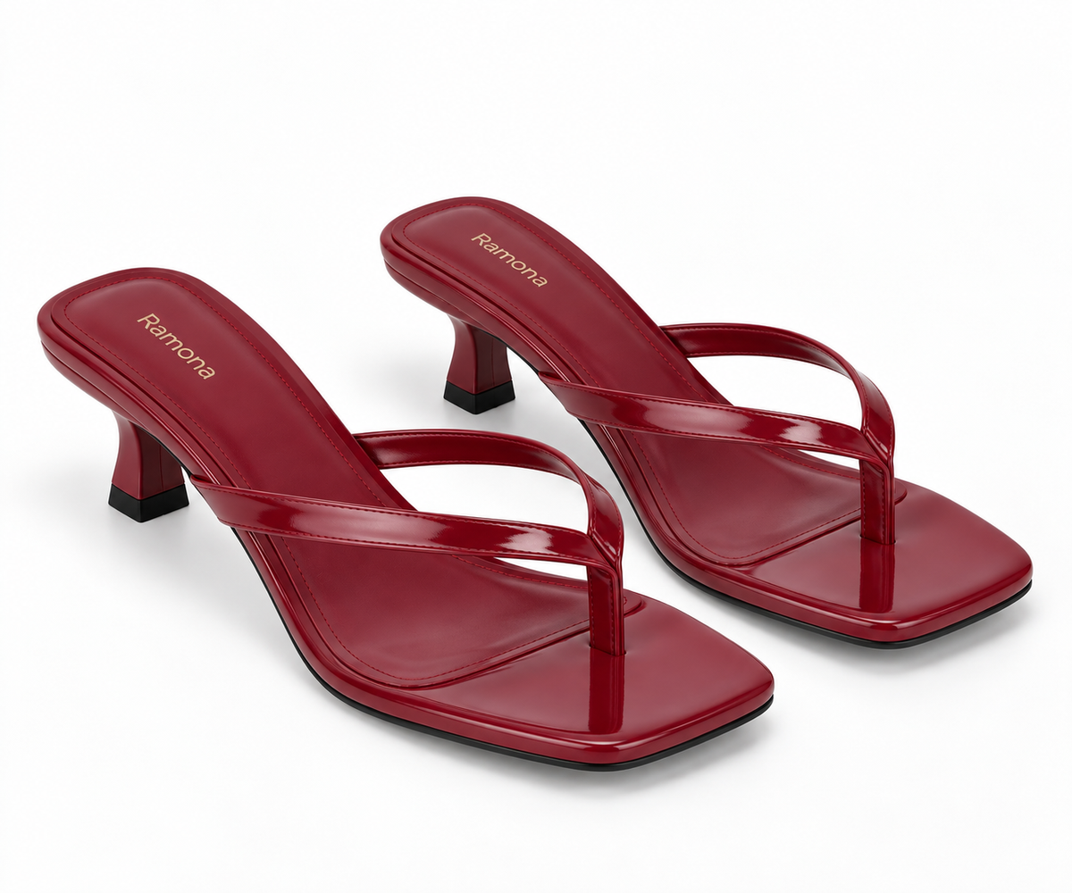 Rin Heels Bordó
